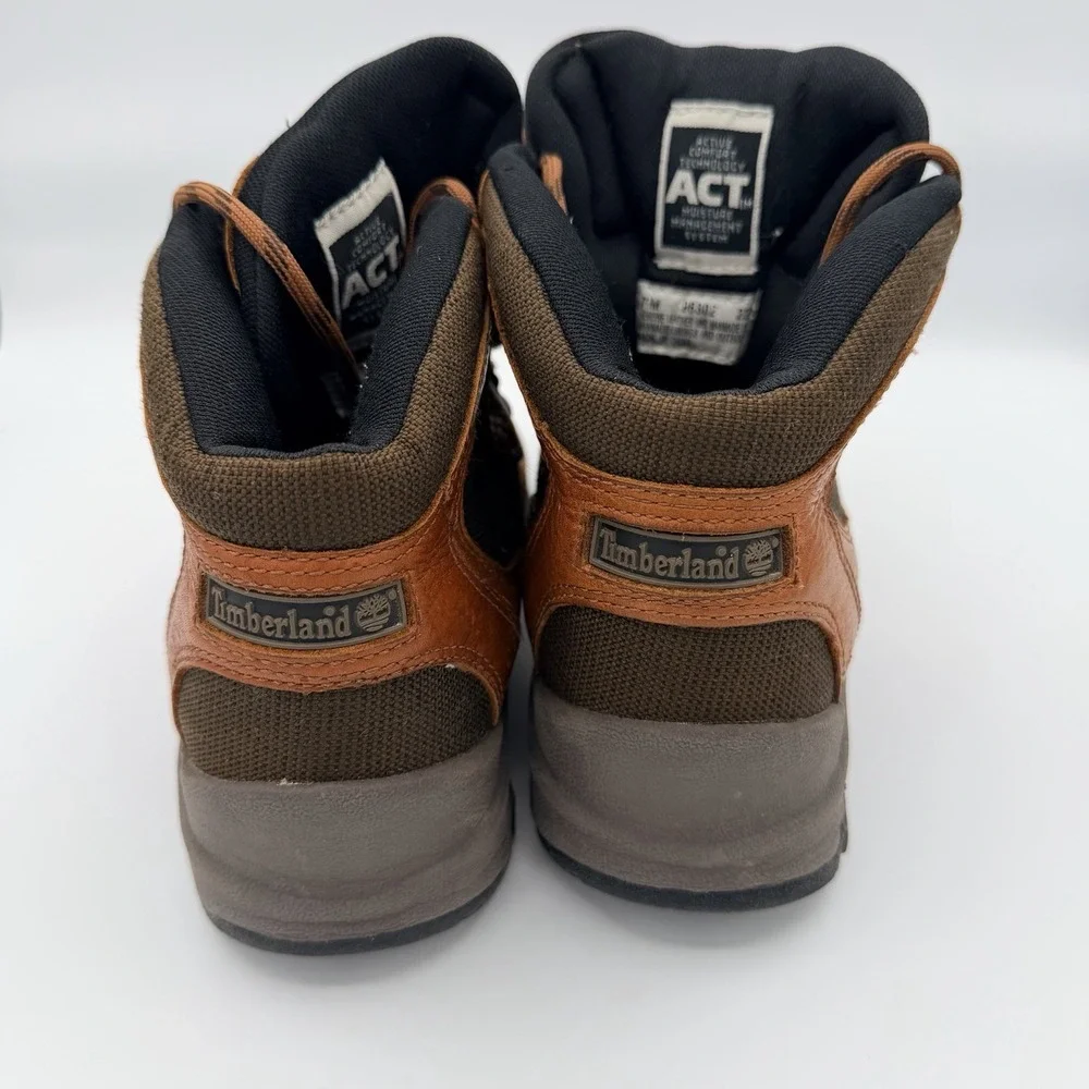 Timberland leather Hiking boots size 7.5 96302 ACT Moisture Manage Trail Walk